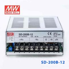 Mean Well SD-200B-12 Tek Çıkış 19-36 V Giriş 12 V Çıkış 200W DC-DC Converter